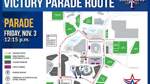 Texas Rangers World Series Victory Parade